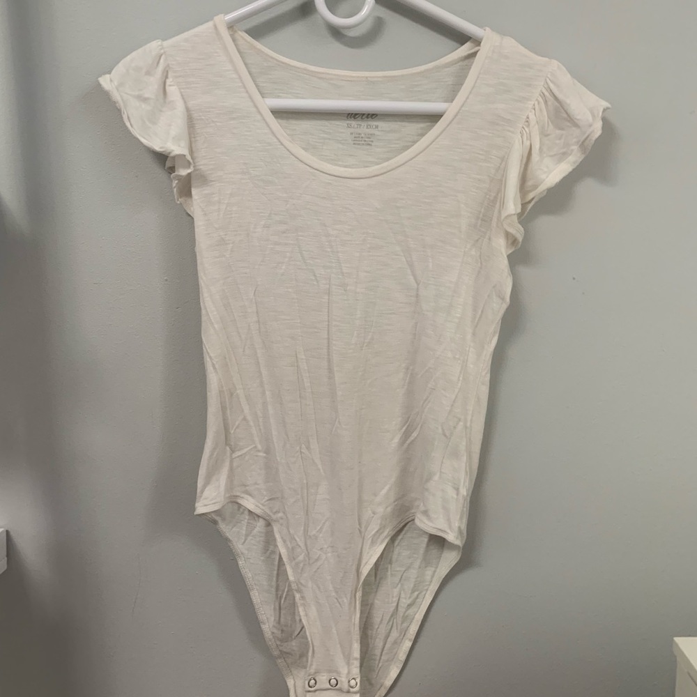 Aerie white bodysuit